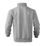 Miesten Neule | Cable Knit Pulli | Quarter-Zip