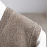 Miesten Merino Villaneule | V-kaula, Kerrostuva Neule