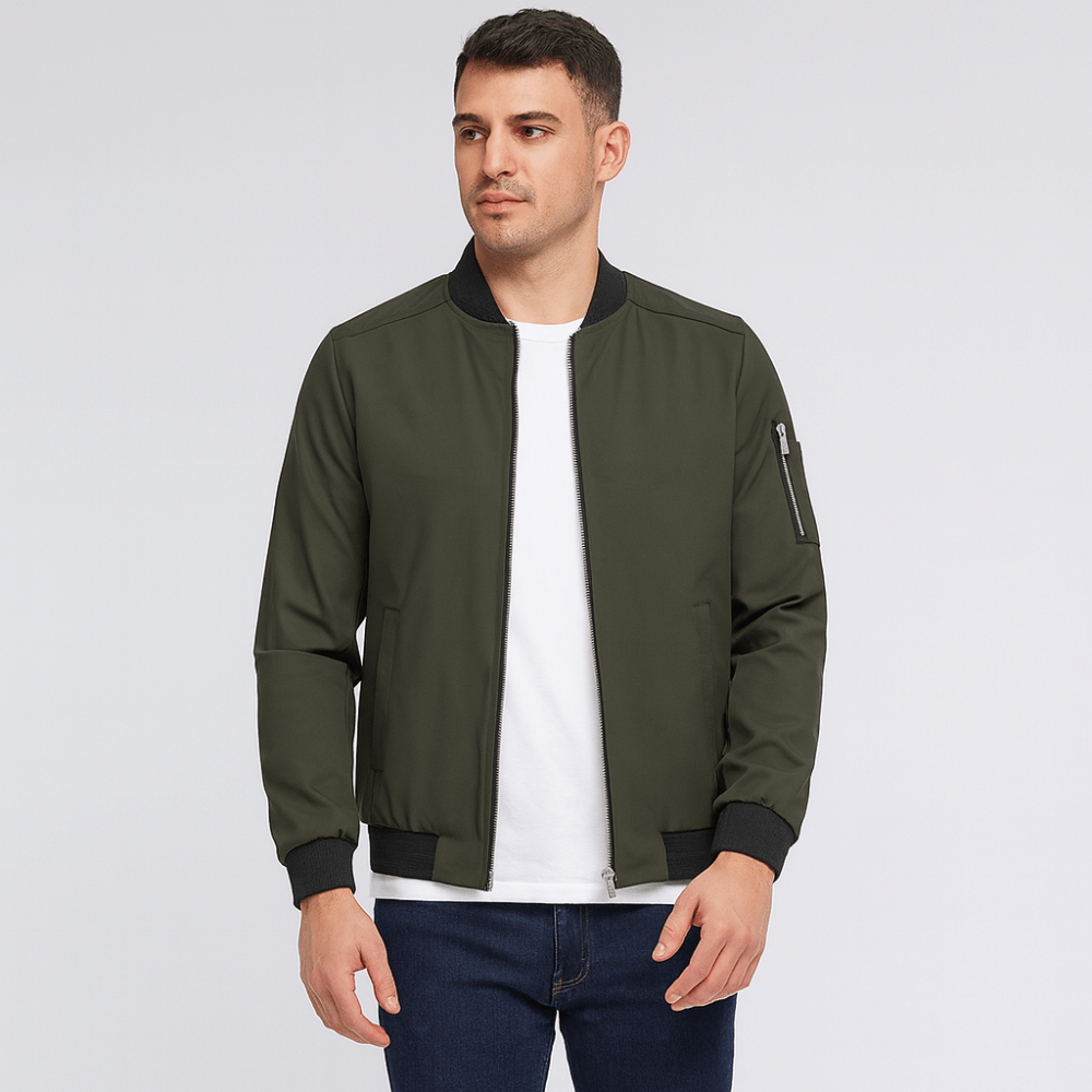 Miesten jakku - mukava - kestävä - moderni muotoilu - EmiyoSuomi - Bomberjacket - Mies