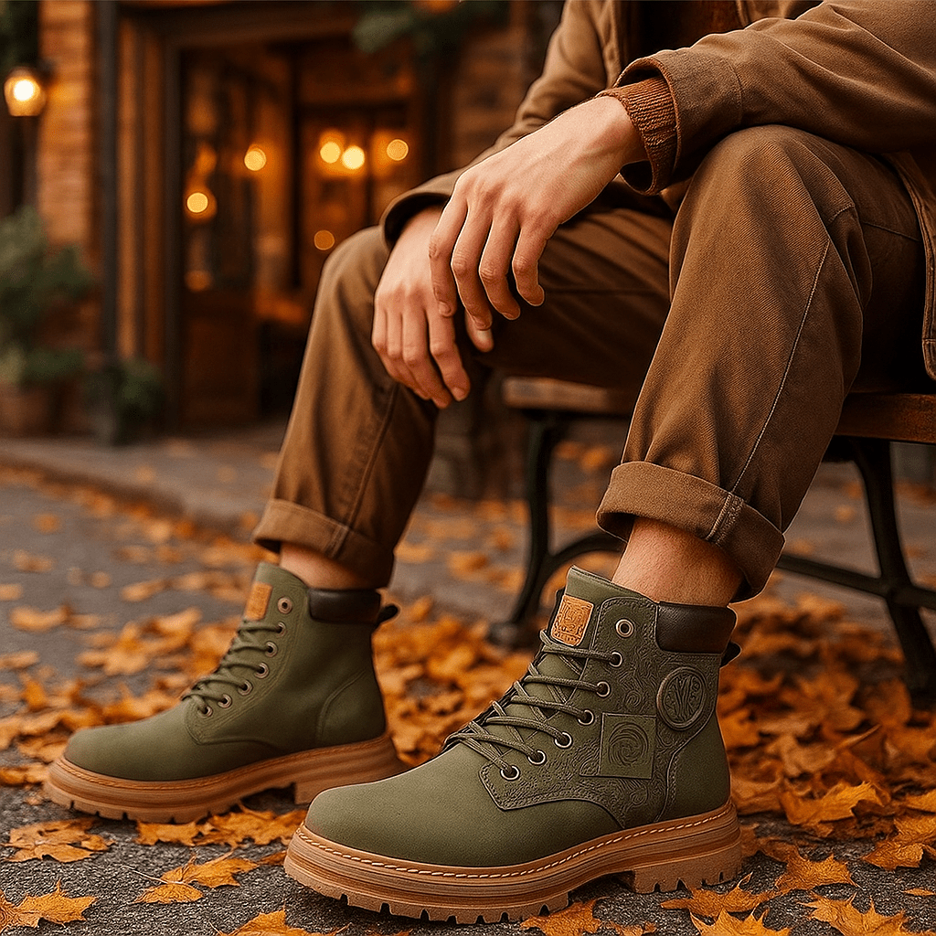 Miesten Nauhalliset Työsaappaat Kuosisivulla - EmiyoSuomi - miesten nilkkurit