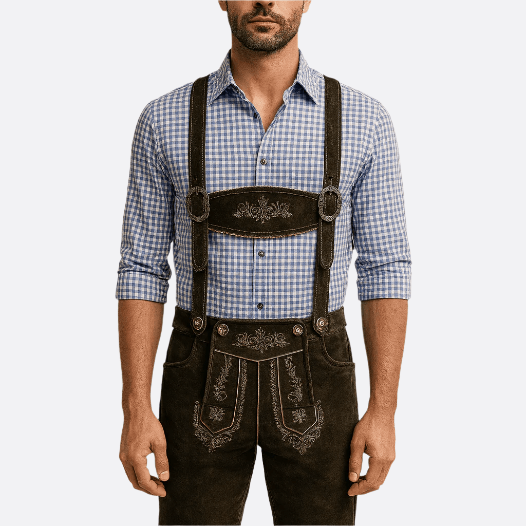 Miesten Perinnepuku - Uniikki Suunnittelu - Korkea Laatu - Perinteinen Juhlapuku - EmiyoSuomi - Oktoberfest - Miehet