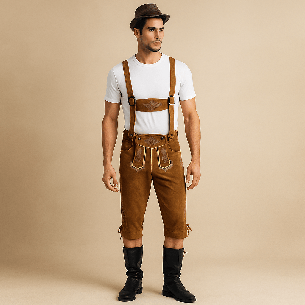 Miesten Perinteiset Lederhosen - EmiyoSuomi - Oktoberfest - Miehet
