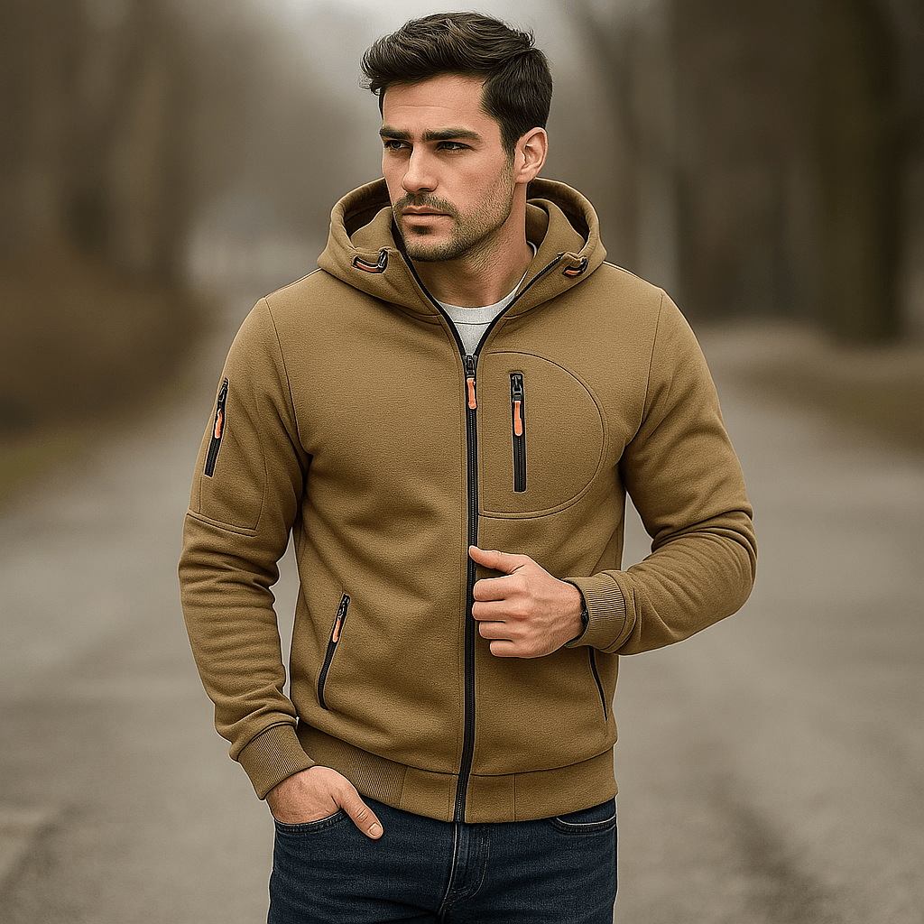 Miesten rento huppari - Mukava - Tyylikäs - Monikäyttöinen - EmiyoSuomi - Takit - Miehet