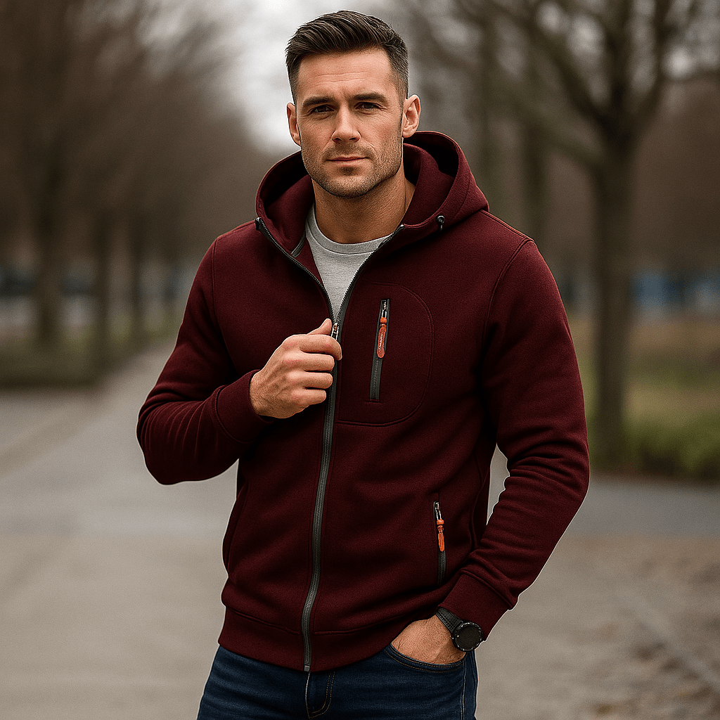 Miesten rento huppari - Mukava - Tyylikäs - Monikäyttöinen - EmiyoSuomi - Takit - Miehet