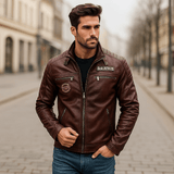 Miesten rento nahkatalvitakki – lämpö ja tyyli yhdessä - EmiyoSuomi - Takit - Miehet