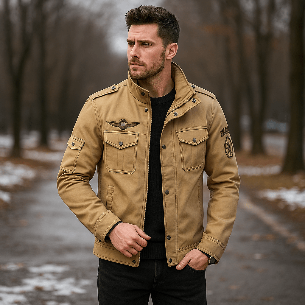 Miesten takki sivutaskuilla - Tyylikäs - Käytännöllinen - Mukava - EmiyoSuomi - Takit - Miehet