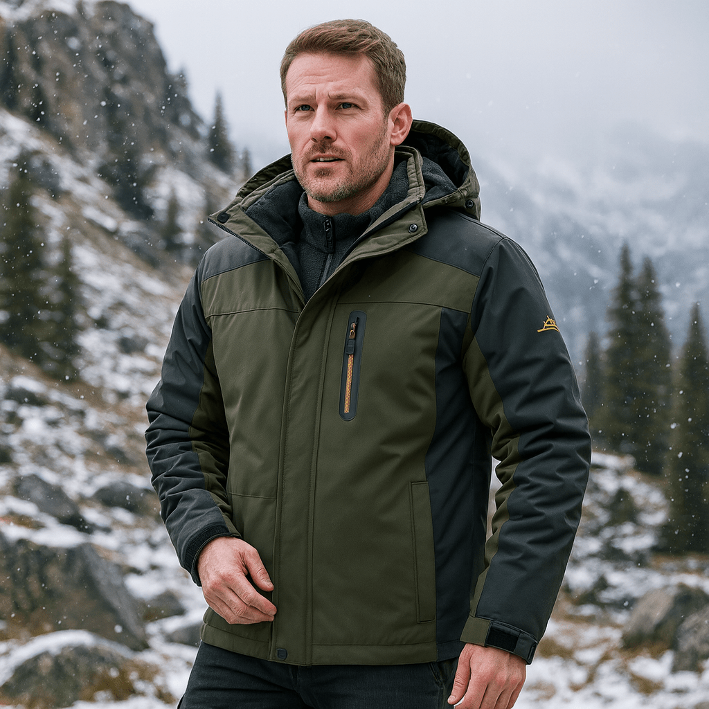 Miesten talvi vuoristohiihtotakki Regular Fit - EmiyoSuomi - Ski takit