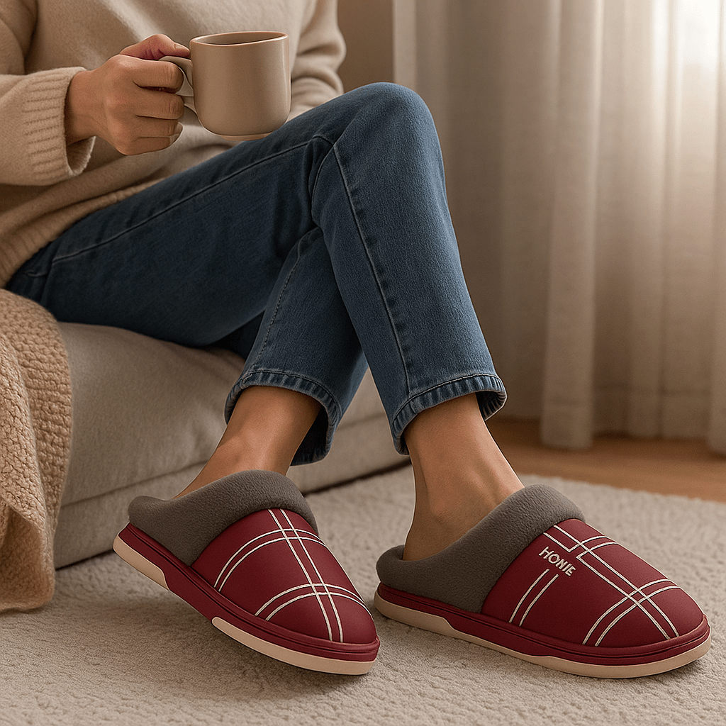 Miesten tossut – lämpöä ja mukavuutta koti - iltoihin - EmiyoSuomi - Talvikenkiä - Mies