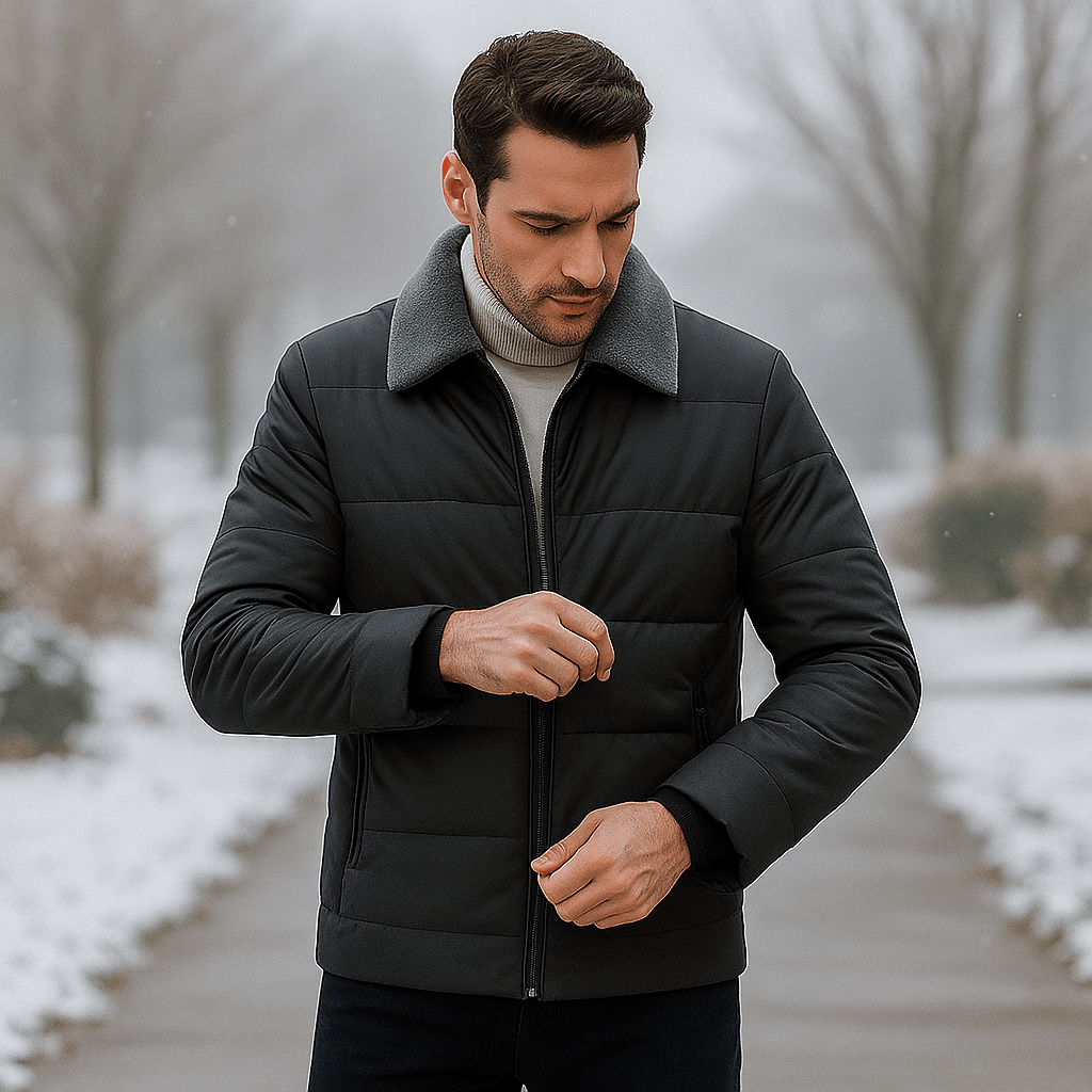 Miesten Tyylikäs Hienostunut Untuvatakki - Kevyt Lämpö - Tyylikäs Mukavuus - EmiyoSuomi - Takit - Miehet