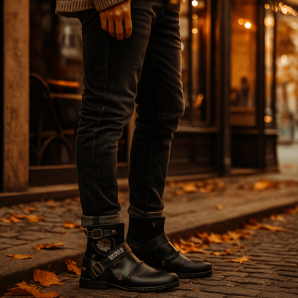 Miesten Vintage Kengät Retro - tyylillä - EmiyoSuomi - miesten nilkkurit