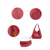 Mirabelle - Suuri Tyylikäs Nahkalaukku Arkikäyttöön - EmiyoSuomi - Käsilaukku