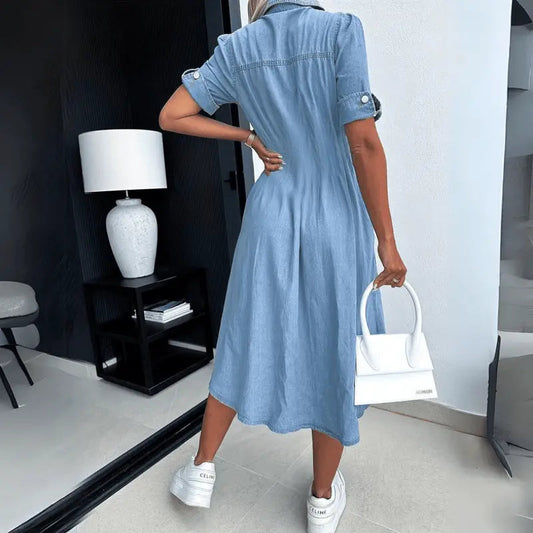 Rebekka Denim Midimekko - Tyylikäs & Ajaton vivano-warszawa