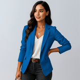 Naisten Bleiseri - Räätälöity Istuvuus - Pitkät Hihat - Elegantti Takki - EmiyoSuomi - Neuleet