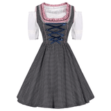 Naisten Dirndl Mekko - Puuvilla - Oktoberfest Tracht - Juhlavasti - EmiyoSuomi - Oktoberfest - Nainen