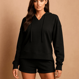 Naisten Hupparit - Korkealaatuinen - Leveät Hihat - Rentouttava Leikkaus - EmiyoSuomi - Neulepusero Nainen