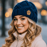 Naisten kierretty talvipipo Elena - EmiyoSuomi - Lämpimät pipot