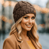 Naisten kierretty talvipipo Elena - EmiyoSuomi - Lämpimät pipot