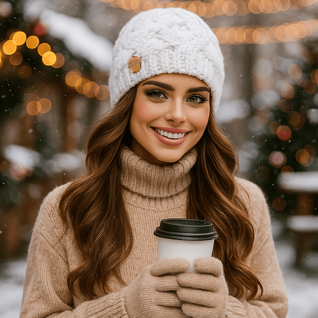 Naisten kierretty talvipipo Elena - EmiyoSuomi - Lämpimät pipot