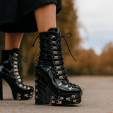 Naisten Korkean Suorituskyvyn Nauhakengät - Mukavuus - Tyyli - Kestävyys - EmiyoSuomi - Saappaat Nainen