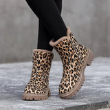 Naisten Leopardikuvioiset Talvikengät - Mukavuus Talvella - EmiyoSuomi - Naisten talvikengät