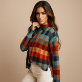 Naisten Neulepusero - Lämmin Kaulus - Mukavuus & Tyyli - EmiyoSuomi - Neulepusero Nainen