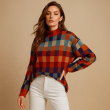 Naisten Neulepusero - Lämmin Kaulus - Mukavuus & Tyyli - EmiyoSuomi - Neulepusero Nainen