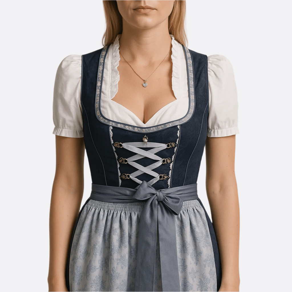 Naisten Oktoberfest Dirndl Mekko - Korkealaatuinen - Perinteinen Juhlapuku - EmiyoSuomi - Oktoberfest - Nainen