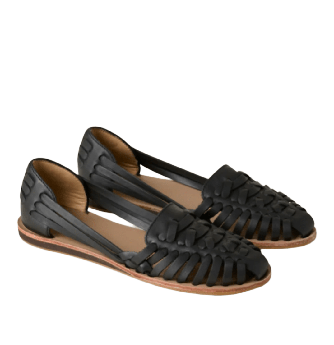 Naisten Slipper - kengät Tyylikkäällä Nahka - ja Tekstiilimateriaalilla - EmiyoSuomi - kengät