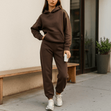 Naisten treenisarja - Hupparitakki - Naisten joggerit - EmiyoSuomi - Verkkapuku