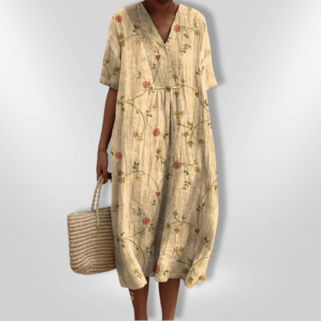 Naisten Väljä Kukallinen Kesämekko 100% Puuvilla - EmiyoSuomi - Kesäasut - Naiset