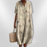 Naisten Väljä Kukallinen Kesämekko 100% Puuvilla - EmiyoSuomi - Kesäasut - Naiset