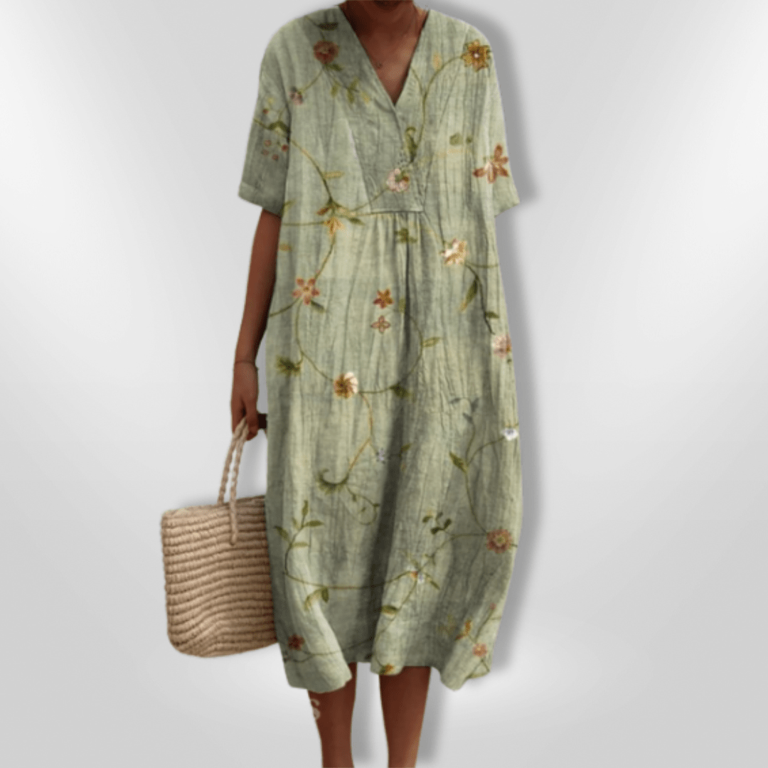 Naisten Väljä Kukallinen Kesämekko 100% Puuvilla - EmiyoSuomi - Kesäasut - Naiset