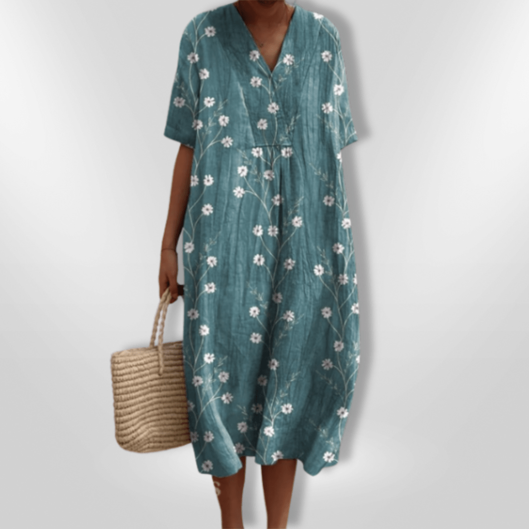 Naisten Väljä Kukallinen Kesämekko 100% Puuvilla - EmiyoSuomi - Kesäasut - Naiset