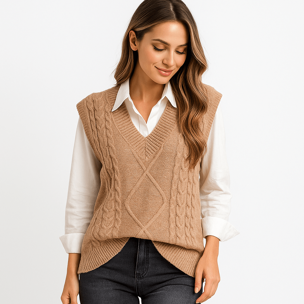 Neuleliivi Naisille - Mukava & Tyylikäs - EmiyoSuomi - Naisten liivi