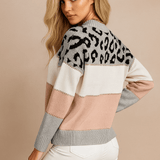 Neulepaita - Uniikki Pantterikuvio - Pehmeä & Mukava - EmiyoSuomi - Neulepusero Nainen