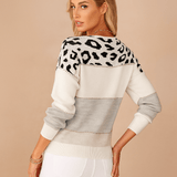 Neulepaita - Uniikki Pantterikuvio - Pehmeä & Mukava - EmiyoSuomi - Neulepusero Nainen