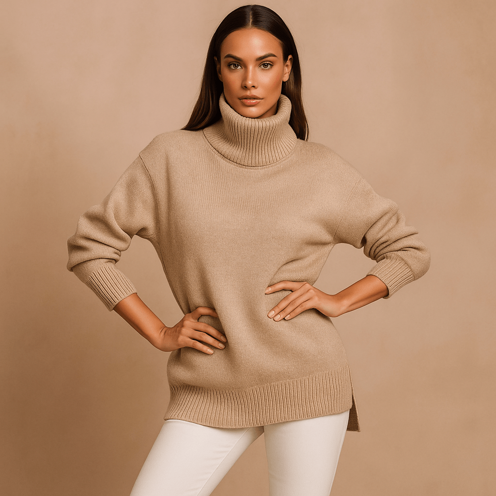 Neulepusero - Mukava - Tyylikäs - Laadukas Materiaali - Rentoon Käyttöön - EmiyoSuomi - Neulepusero Nainen