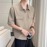 Nico - Tyylikäs poolopaita vetoketjulla 1/4 - EmiyoSuomi - Miesten T - paidat