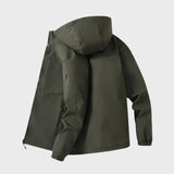 Miesten sadetakki | Pehmeä softshell | Ergonominen istuvuus