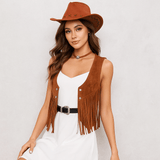 Optimistinen Liivi - Ripsut - Napin Yksityiskohta - Tyylikäs Mukavuus - EmiyoSuomi - Naisten liivi