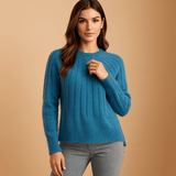 Pehmeä Cashmere Neulepaita - Mukava Eleganssi - Lämpö & Tyylitietoisuus - EmiyoSuomi - Neulepusero Nainen