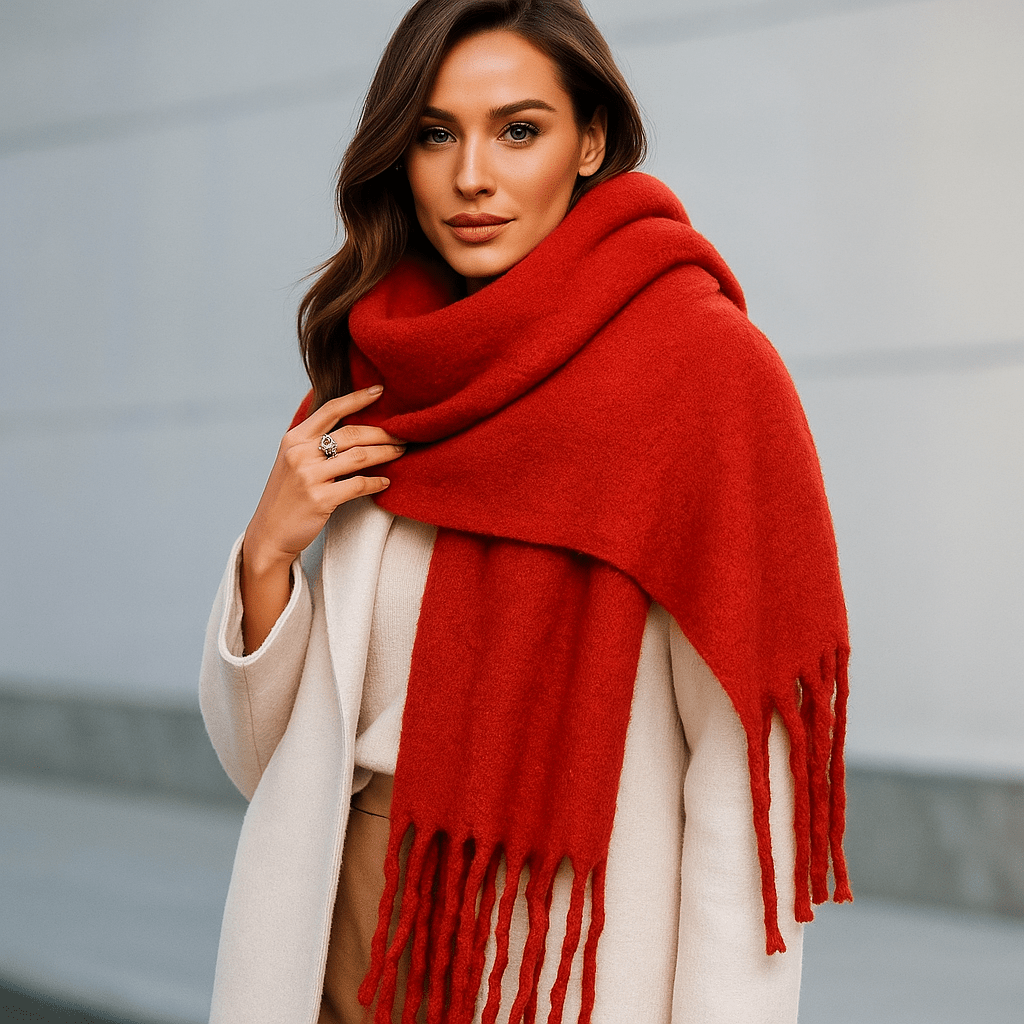 Pehmeä ja Tyylikäs Ruudullinen Huivi – Elira - EmiyoSuomi - Huivit