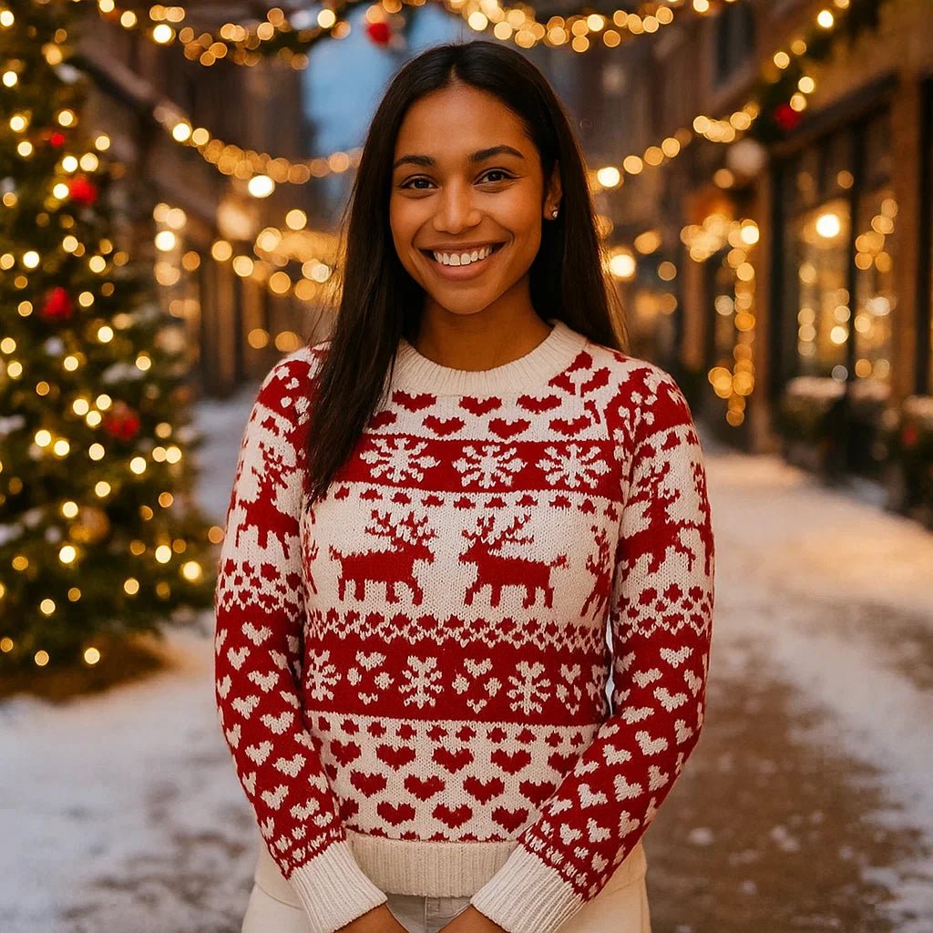 Pieterke – Neule Gänselogoilla – Laadukas Lastenvaate - EmiyoSuomi - Joulupuserot