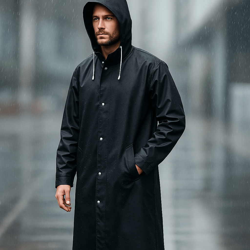 Pitkä vedenpitävä unisex - sadetakki - EmiyoSuomi - Takit - Miehet