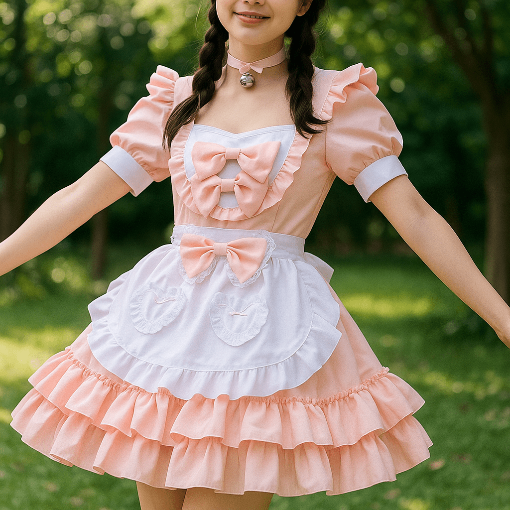 Plus - kokoisten Naisten Halloween Tarjoilijamekko - Rypytys Mini Cosplay - EmiyoSuomi - Halloween