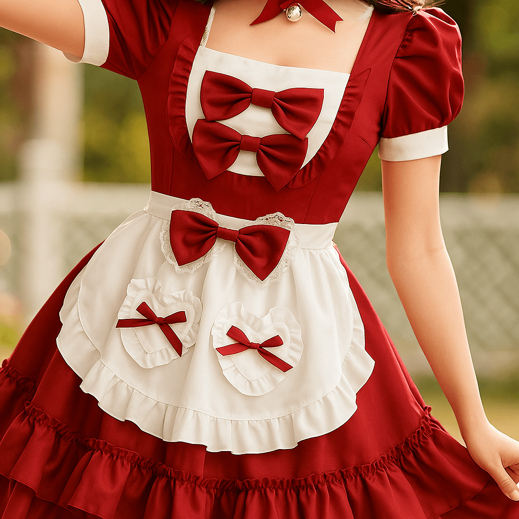 Plus - kokoisten Naisten Halloween Tarjoilijamekko - Rypytys Mini Cosplay - EmiyoSuomi - Halloween