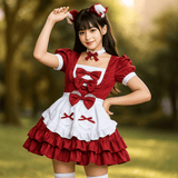Plus - kokoisten Naisten Halloween Tarjoilijamekko - Rypytys Mini Cosplay - EmiyoSuomi - Halloween