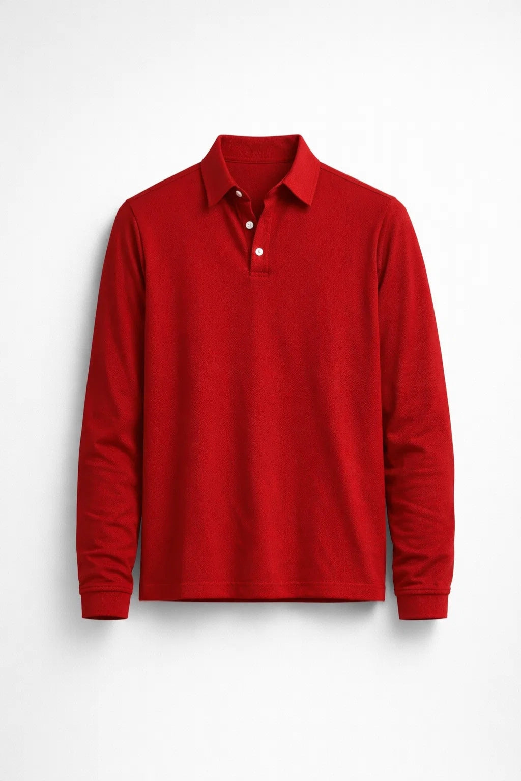 Miesten Polo | Pitkät Hihat, Klassinen Kaulus | Rento