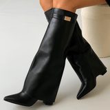 Polvenkorkuiset Saappaat – Tyylikkäät & Monikäyttöiset - EmiyoSuomi - Pitkät saappaat