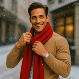 Punainen Kashmir - huivi – Ajaton Eleganssi ja Lämpö - EmiyoSuomi - Huivit